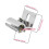 4pcs Solar Panel Mounting Bracket Kit, Aluminum Circular Roof Tile Clamp for Solar PV Module Racking 6
