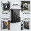 2PCS Zip Tie Holder for Toolbox Garage Workshop  Space, Cable Tie Storage Rack, Zip TieOrganizer 8