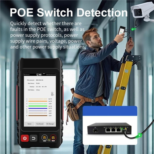 LT-600M Network Cable Tracer Multi-Functional Cable Tracker Network Cable Finder IP RJ45 PoE Detector Cable Tracer 2