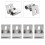 4pcs Solar Panel Mounting Bracket Kit, Aluminum Circular Roof Tile Clamp for Solar PV Module Racking 4