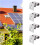 4pcs Solar Panel Mounting Bracket Kit, Aluminum Circular Roof Tile Clamp for Solar PV Module Racking 3