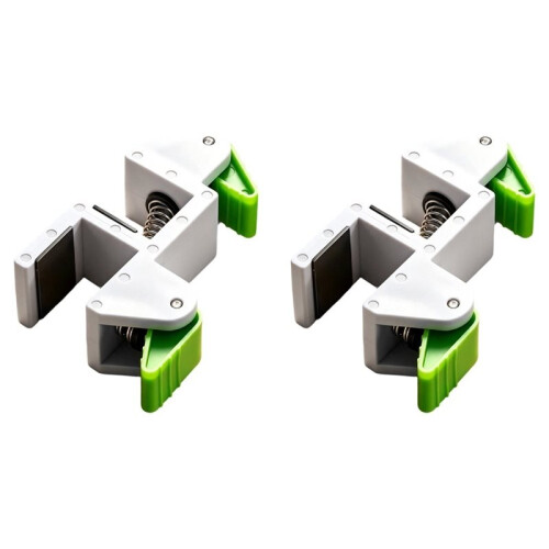 2pcs Scribe Clamp Wardrobe Closing Board Clip Plastic Carpenter Closing Fixing Clip Wood Marking Fixed Installation
