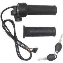 Poignée D'Accélérateur à Rotation Complète pour Vélos Électriques pour Ridstar Q20/Q20Pro/Q20Lite/H20/H26Pro/H20 pour avec Interrupteur