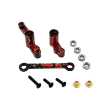 RC Car Upgrade Steering Assembly Kit for MJX 1/16 16212 16213 16218 RC Car Accessories Red Camo
