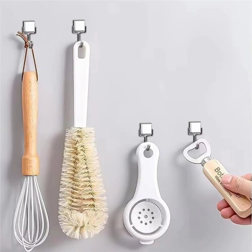 Strong Magnetic Square Multi-Purpose Storage Hook Household Kitchen Bar Storage Hook Key Storage Hook Bathroom Hanger 1
