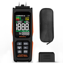 2IN1 Moisture Meter Pinless & Pin Moisture Meter 0-99.9% Humidity Tester Timber Damp Detector for Lumber Concrete