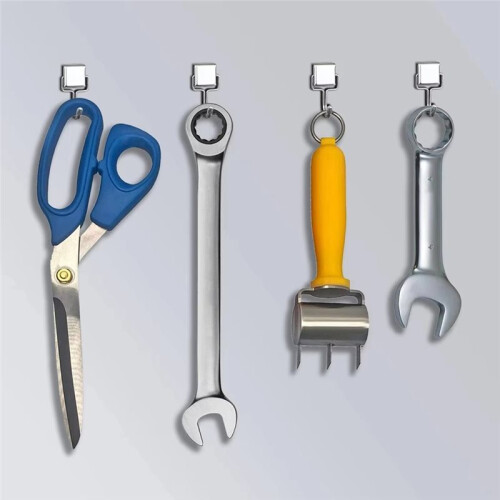 Strong Magnetic Square Multi-Purpose Storage Hook Household Kitchen Bar Storage Hook Key Storage Hook Bathroom Hanger 2