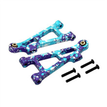RC Auto Upgrade Kit voor de Onderste Voorste Draagarmen voor MJX 1/16 16212 16213 16218 RC Auto Accessoires Blauw Camouflage