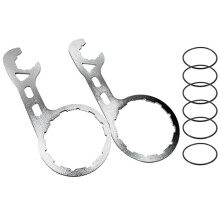 2er-Pack Wasserfilterschlüssel mit 6 Gummi-O-Ringen, Passend für GE Wasserfiltersysteme GXWH20F, GXWH04F, GXRM10RBL, GX1S01R