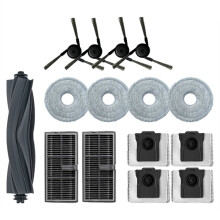 15 Stuks Accessoires voor L30s Pro Ultra Heat Robotstofzuiger: Borstel, Dweil, Filter en Stofzak