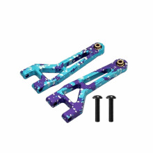 RC Auto Upgrade Kit voor Bovenste Voorste Draagarmen voor MJX 1/16 16212 16213 16218 RC Auto Accessoires Blauw Camouflage