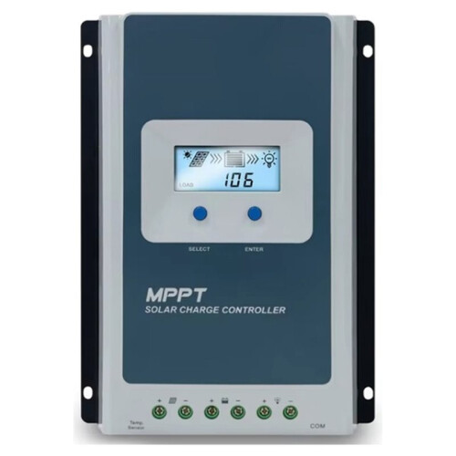 MPPT Solar Charge Controller (Model 1210AN) - Automatic Regulator for Lead-Acid and Lithium Batteries