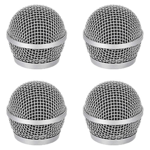 Grille de Remplacement pour Microphone PG58, avec Mousse Intérieure, Compatible avec les Grilles PG58