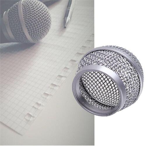 Grille de Remplacement pour Microphone PG58, avec Mousse Intérieure, Compatible avec les Grilles PG58 1