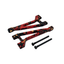 RC Auto Upgrade Achterste Bovenste Draagarm Kit voor MJX 1/16 16212 16208 16209 16210 RC Auto Accessoires Rood Camo