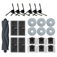 23pcs for  L30s Pro Ultra Heat Robot Vacuum Cleaner Accessories Brush Mop Cloth Filter Dust Bag Spare Parts
