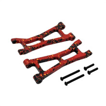 Kit de Bras de Suspension Inférieur Arrière pour Voiture RC pour MJX 1/16 16213 16218 16207 - Accessoires pour Voiture RC - Camouflage Rouge