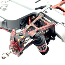 RC-Car-Upgrade-Kit: Vorderer Unterer Querlenker für MJX 1/16 16212 16213 16218 RC-Car-Zubehör, Rot-Camouflage