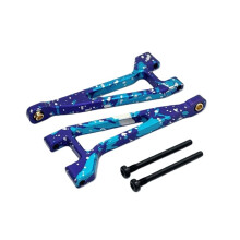 RC Auto Upgrade Kit voor de Bovenste Achterste Draagarm voor MJX 1/16 16212 16208 16209 16210 RC Auto Accessoires Blauw Camouflage