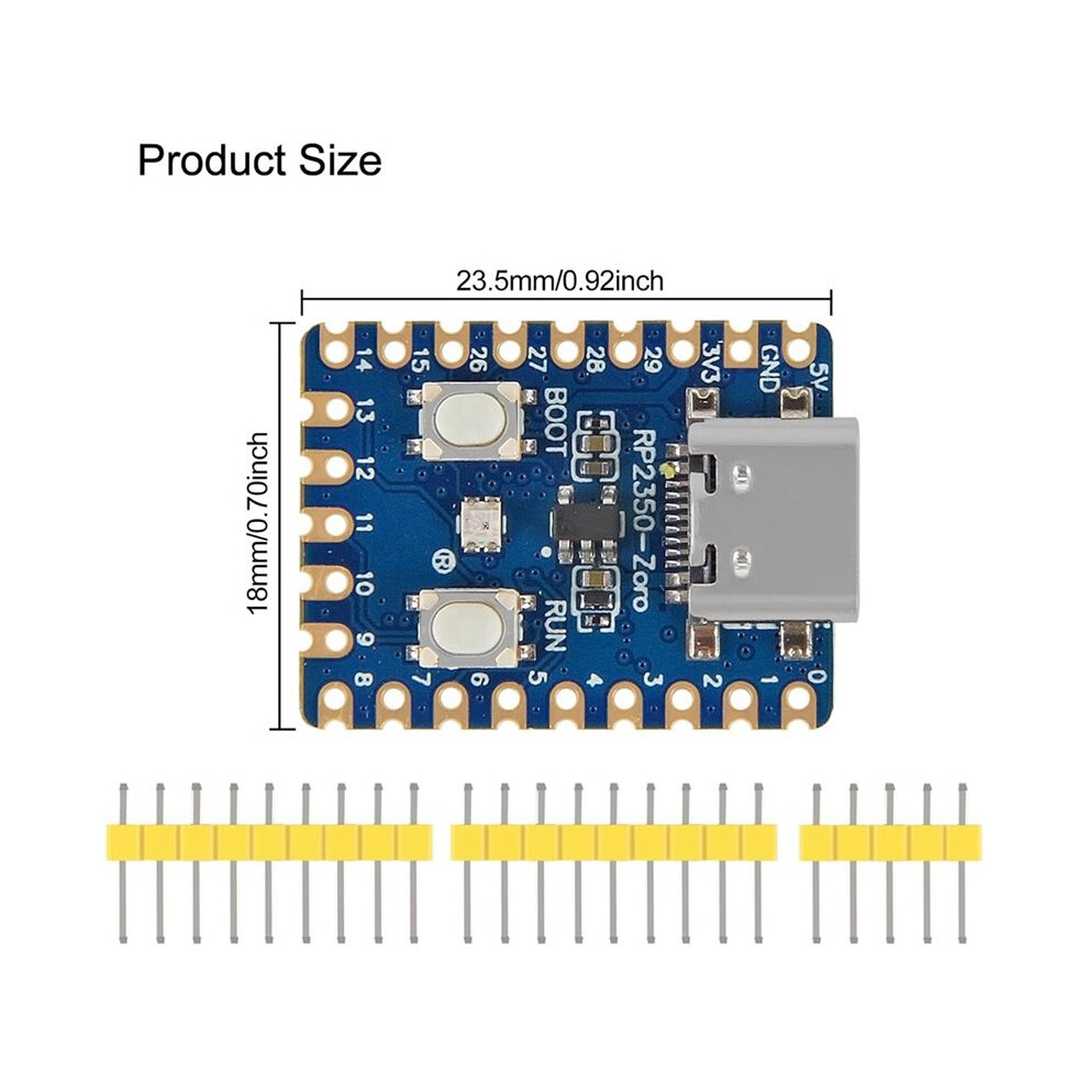 Low Power Raspberry Pi 4PCS for Raspberry Pi Board RP2040 TYPE-C / MICRO Dual-Core 264KB ARM ...