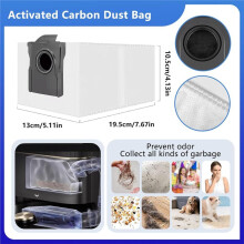 15pcs for L30s Pro Ultra Heat Robot Vacuum Cleaner Accessories Brush Mop Cloth Filter Dust Bag Spare Parts