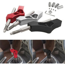 1set Car Aluminium Shift Knob Extension Adjustable Height Lever Extender Gear Shifter,Shifter Extender