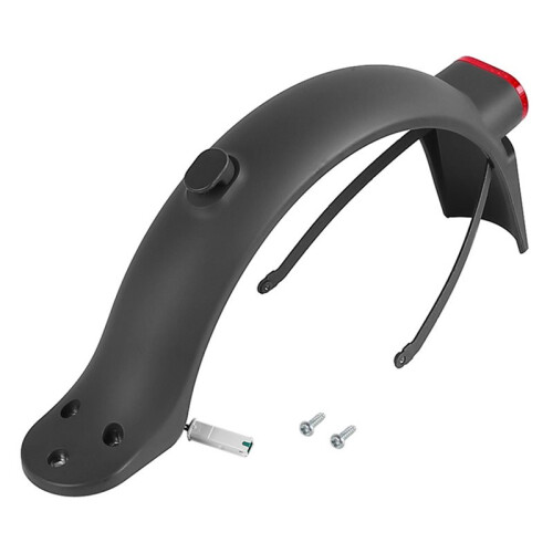 Rear  Mudguard Assembly with Tail Light Bracket Screws Replacement Parts Compatible with  1S Pro2 Electric Scooter 1