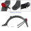 Rear  Mudguard Assembly with Tail Light Bracket Screws Replacement Parts Compatible with  1S Pro2 Electric Scooter 3