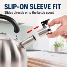2 Bouchons de Rechange Universels pour Sifflet de Bouilloire, Couvercle de Bec Verseur avec Alerte Sonore Puissante pour Bouilloire à Thé sur Plaque