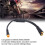 1T2 Cable for Shift Sensor, Y Splitter 1T2 Cable with 3 Pin Connector for BBS01/BBS02/BBSHD Shift Sensor Brake Fit 4