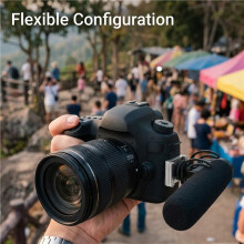 Base Universal de Zapata Fría Individual con Fuerte Respaldo Adhesivo, Adaptador de Montaje de Micrófono para Flash de Cámara DSLR para Vlog en