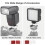 Universal Single Cold Shoe Base with Strong Adhesive Backing DSLR Camera Flash Microphone Mount Adapter for Vlog Live 5