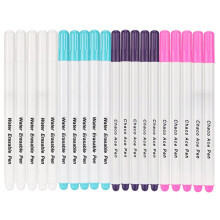 20pcs 4color Quilting Stitches Water Erasable Pen Air Erasable Pen Ink Fabric Marking Pen DIY Sewing Marking Tool