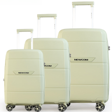 SUPER SOLU Lot de 3 valises ultra légères Vert, 20/24/28 pouces, roues 360 degrés et serrure TSA
