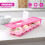 GEEZY GEEZY Ice Cube Trays with Lids Stackable Silicone Icecube Trays Reusable Moulds 2 Pack 4