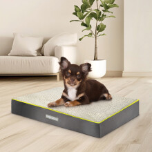 (Medium 76x51x9cm) Dreamcatcher Flat Dog Bed Orthopedic Crate Mattress Removable Cover