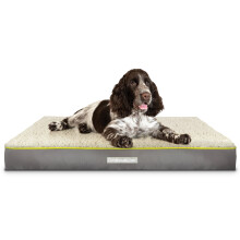 (Small 65x40x20cm) Dreamcatcher Dog Bed Orthopaedic Shredded Memory Foam Removable Cover