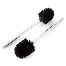 GEEZY 2x Stainless Steel Toilet Brush Set Bathroom Loo Cleaning Brush Sturdy Bristles
