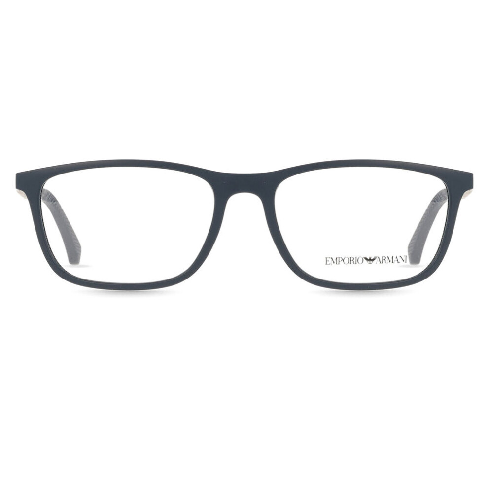 Emporio Armani Men's Blue Man Ea3069 6189 Optical Frames Injected Squared Normal - Image 4