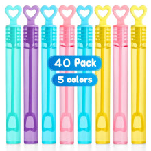 LUCKY SLD 40Pack Mini Baguettes à Bulles Assorties, Cadeaux d'Anniversaire pour Enfants, Fêtes, Événements