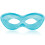 Maschera per occhi Supereroe Turchese - 2.87" x 8.25" - Resistente, Confortevole e Perfetta - Ideale per Feste e Cosplay 1