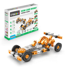 Engino STEM Toys, Technology of Machines- How Cars Work, Construction Toys for Kids 9+, Educational Toys, Gifts for Boys & Girls (10 Model Options)