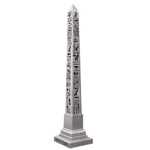 NileCart Egyptian Obelisk 10 in Resin Collectible Figure Handmade in Egypt.