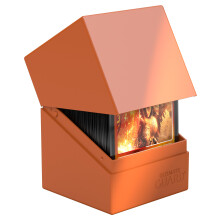 Ultimate Guard Boulder 100+, Boîte de rangement pour 100 cartes TCG double protection, Orange