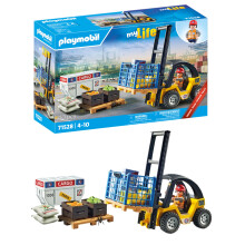 Playmobil Forklift Truck with Cargo