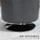 360 Swivel Foot Stool Round PU Ottoman with Thick Sponge Padding and Solid Steel Base, Grey 6