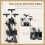 173cm Cat Tree Scratching House, Activity Play Centre, Charcoal Grey 8