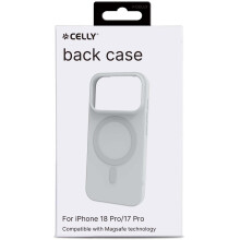 Etui z TPU w kolorze srebrnym, kompatybilne z MagSafe, do iPhone'a 18/17 Pro