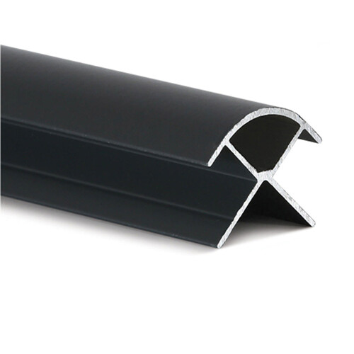 NES Home Cladding External Corner Trim 2400mm x 10mm - Black 2