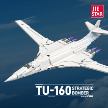 MOC, Jeu de Construction Avion de Combat Tu-160 Bomber, 3470 Pièces, Plastique ABS, Jouet Éducatif